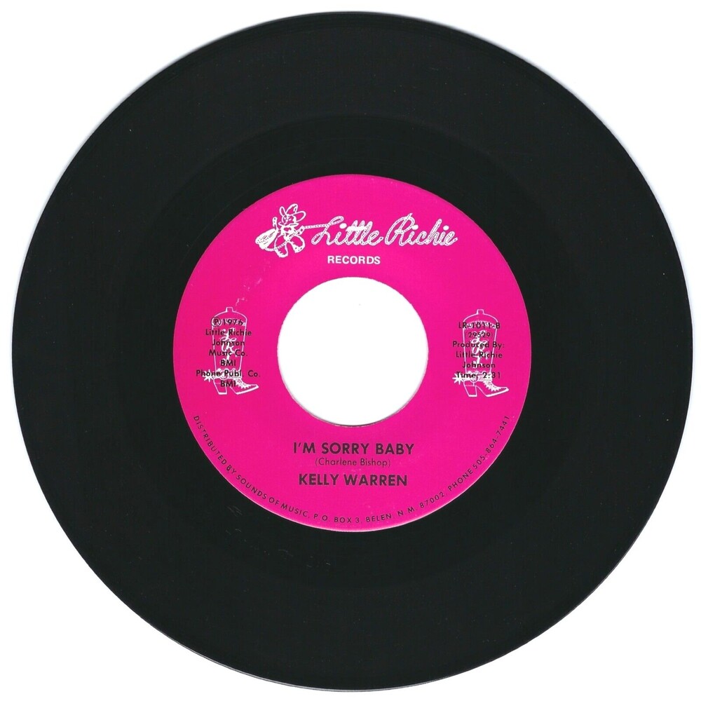 Kelly Warren 45 RPM - I Remember The Good Times / I'm Sorry Baby - Little Richie - Picture 2 of 2